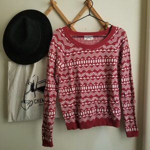 F21 • Cozy Print Sweater